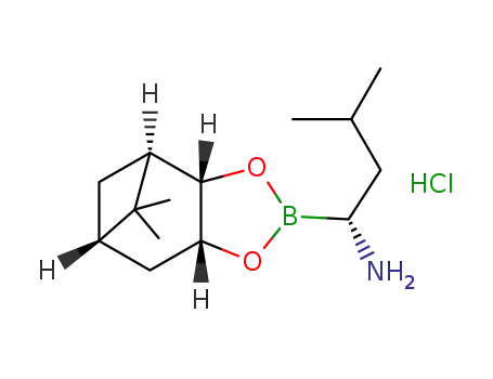 (R)-1-amino-3-methylbutylboronic acid pinanediol ester hydrochloride