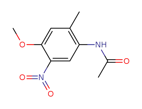 Molecular Structure of 196194-97-5 (N-(4-Methoxy-2-Methyl-5-nitrophenyl)acetaMide)