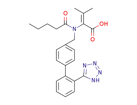 3-methyl-2-(N-{[2'-(1H-1,2,3,4-tetrazol-5-yl)-[1,1'-biphenyl]-4-yl]methyl}pentanamido)but-2-enoic acid