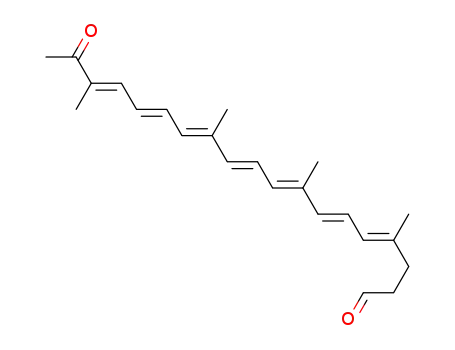 (4E,6E,8E,10E,12E,14E,16E)-4,8,12,17-tetramethyl-18-oxononadeca-4,6,8,10,12,14,16-heptaenal