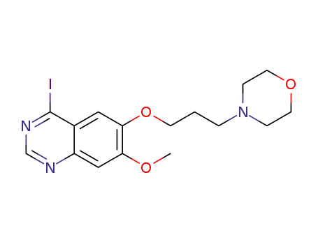 4-iodo-7-methoxy-6-[3-(4- morpholinyl)propoxy]quinazoline