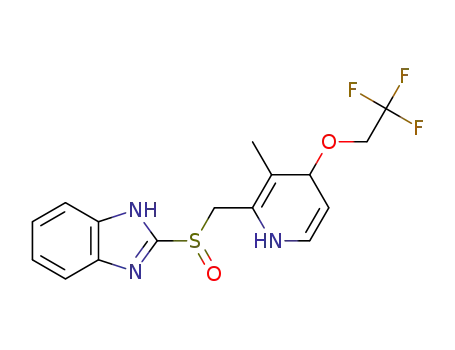 2-({[3-methyl-4-(2,2,2-trifluoroethoxy)-1,4-dihydropyridin-2-yl]methyl}sulfinyl)-1H-benzimidazole