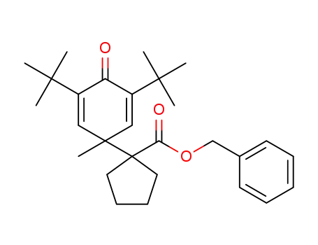 benzyl 1-(3,5-di-tert-butyl-1-methyl-4-oxocyclohexa-2,5-dien-1-yl)cyclopentane-1-carboxylate