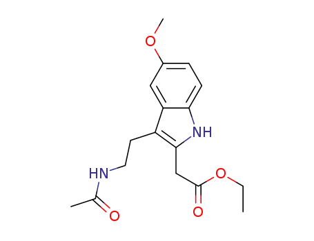 ethyl (3-(2-(acetylamino)ethyl)-5-methoxy-1H-indol-2-yl)acetate
