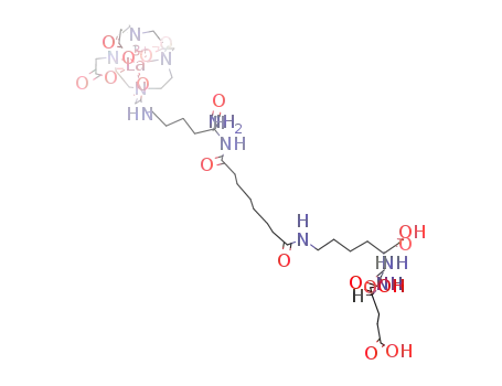 (8S,23S,27S)-8-carbamoyl-2,10,17,25-tetraoxo-1-((lanthanum(3+))-4,7,10-tris(carboxymethyl)-1,4,7,10-tetraazacyclododecan-1-yl)-3,9,18,24,26-pentaazanonacosane-23,27,29-tricarboxylic acid