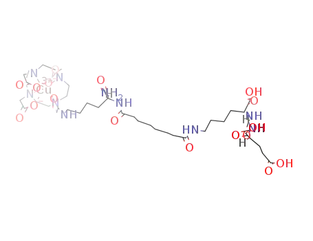 (8S,23S,27S)-8-carbamoyl-2,10,17,25-tetraoxo-1-((copper(2+))-4,7,10-tris(carboxymethyl)-1,4,7,10-tetraazacyclododecan-1-yl)-3,9,18,24,26-pentaazanonacosane-23,27,29-tricarboxylic acid