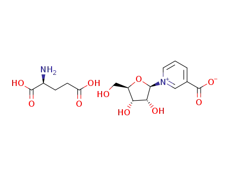 1-((2R,3R,4S,5R)-3,4-dihydroxy-5-(hydroxymethyl)tetrahydrofuran-2-yl)pyridin-1-ium-3-carboxylate (S)-2-ammonio-4-carboxybutanoate