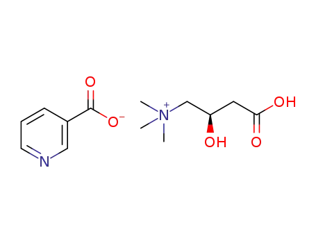 (R)-3-carboxy-2-hydroxy-N,N,N-trimethylpropan-1-aminium nicotinate