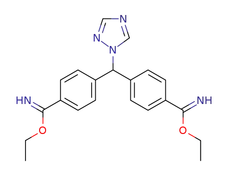 diethyl 4,4′-(1H-1,2,4-triazol-1-ylmethanediyl)dibenzenecarboximidate