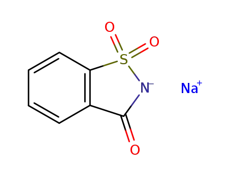 Molecular Structure of 128-44-9 (Saccharin sodium)