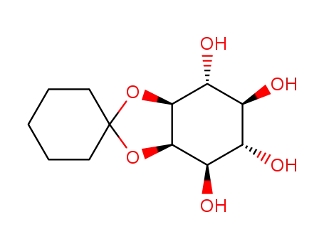 Molecular Structure of 6763-47-9 (1,2-O-Cyclohexylidene-myo-inositol)