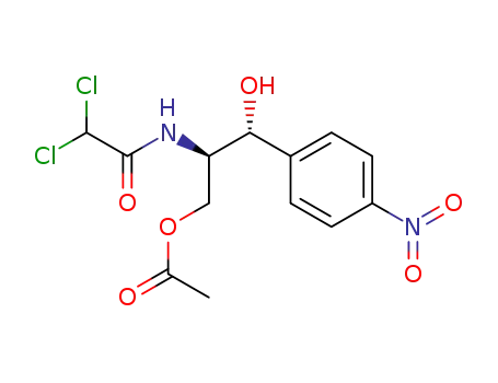 Molecular Structure of 10318-16-8 (chloramphenicol 3-acetate)