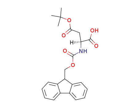 Molecular Structure of 71989-14-5 (Fmoc-L-Aspartic acid beta-tert-butyl ester)