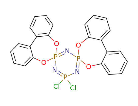2,2-dichloro-4,4,6,6-bis[spiro(2',2''-dioxy-1'',1''-biphenyl)]cyclotriphosphazene