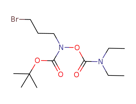 N-tert-butoxycarbonyl-O-diethylcarbamoyl-N-bromopropylhydroxylamine