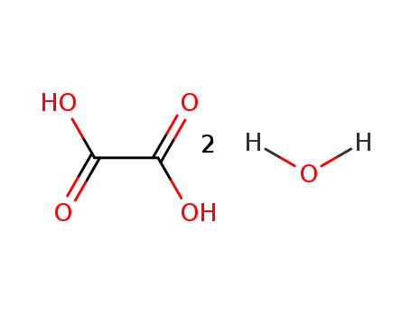 Molecular Structure of 6153-56-6 (Oxalic acid dihydrate)