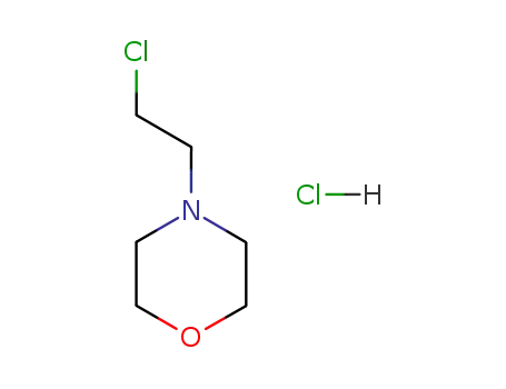 Molecular Structure of 3647-69-6 (4-(2-Chloroethyl)morpholine hydrochloride)