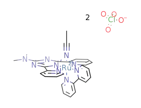 [Ru(N,N-dimethyl-4,6-di(pyridin-2-yl)-1,3,5-triazin-2-amine)(2,2'-bipyridine)(CH3CN)](ClO4)2
