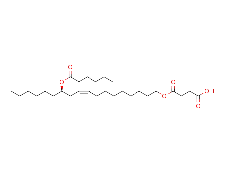 (R,Z)-4-((12-(hexanoyloxy)octadec-9-en-1-yl)oxy)-4-oxobutanoic acid