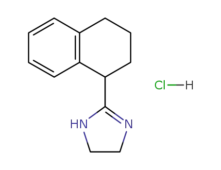 1H-Imidazole,4,5-dihydro-2-(1,2,3,4-tetrahydro-1-naphthalenyl)-, hydrochloride (1:1)