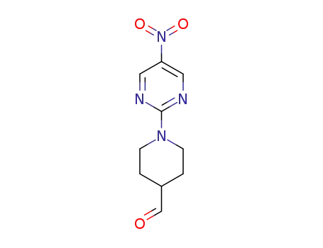 1-(5-nitropyrimidin-2-yl)piperidine-4-carbaldehyde