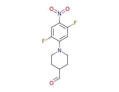 1-(2,5-difluoro-4-nitrophenyl)piperidine-4-carbaldehyde
