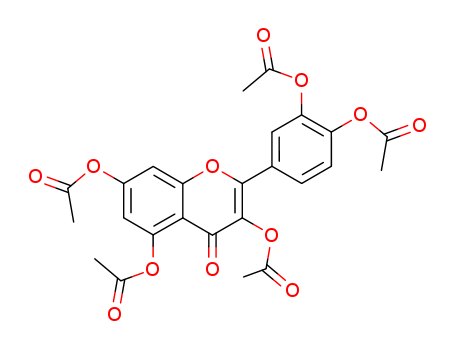 [5,7-diacetyloxy-2-(3,4-diacetyloxyphenyl)-4-oxochromen-3-yl] acetate