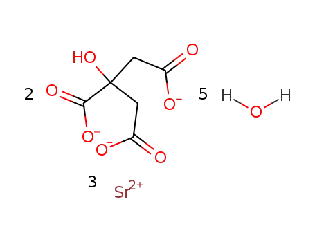 citric acid ; strontium citrate