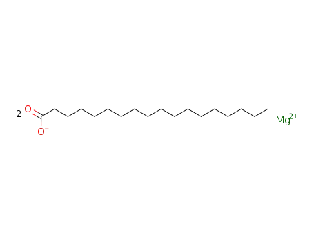 Molecular Structure of 557-04-0 (Octadecanoicacid, magnesium salt (2:1))