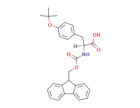 Molecular Structure of 71989-38-3 (Fmoc-O-tert-butyl-L-tyrosine)