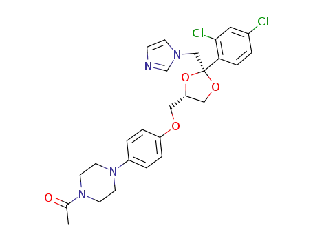 Molecular Structure of 65277-42-1 (Ketoconazole)