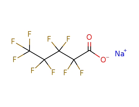 Pentanoic acid,2,2,3,3,4,4,5,5,5-nonafluoro-, sodium salt (1:1)