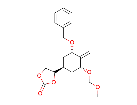 4-((1S,3S,5R)-3-Benzyloxy-5-methoxymethoxy-4-methylene-cyclohexyl)-[1,3]dioxolan-2-one