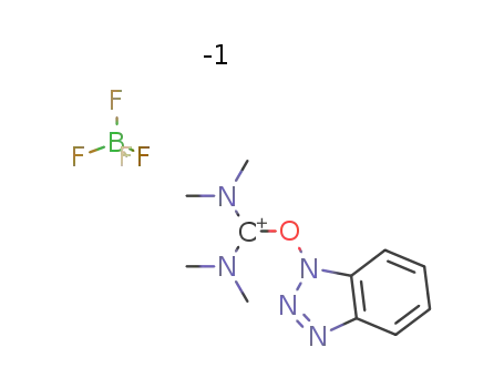 Molecular Structure of 125700-67-6 (2-(1H-Benzotriazole-1-yl)-1,1,3,3-tetramethyluronium tetrafluoroborate)