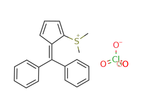<5-(Diphenylmethylen)-1,3-cyclopentadien-1-yl>dimethylsulfonium-perchlorat