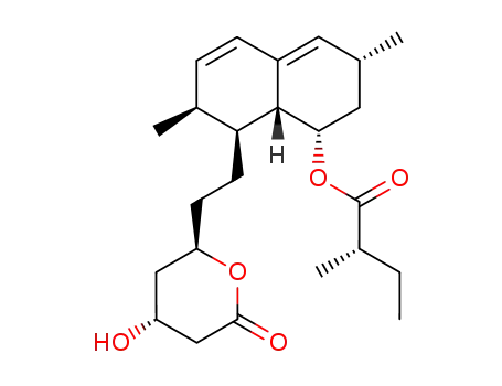 Butanoic acid, 2-methyl-, (1S,3R,7S,8S,8aR)-1,2,3,7,8,8a-hexahydro-3,7-dimethyl-8-[2-[(2R,4R)-tetrahydro-4-hydroxy-6-oxo-2H-pyran-2-yl]ethyl]-1-naphthalenyl ester, (2S)-
