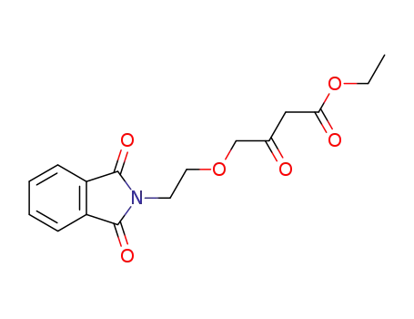 Molecular Structure of 88150-75-8 (ETHYL4-[2-(1,3-DIOXO-1,3-DIHYDRO-2H-ISOINDOL-2-YL)ETHOXYL]-3-OXOBUTANOATE)