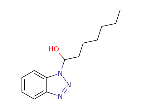 1-Benzotriazol-1-yl-heptan-1-ol