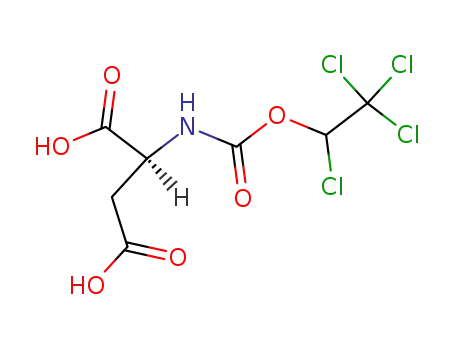 (S)-2-(1,2,2,2-Tetrachloro-ethoxycarbonylamino)-succinic acid