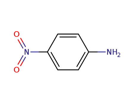 Molecular Structure of 100-01-6 (4-Nitroaniline)