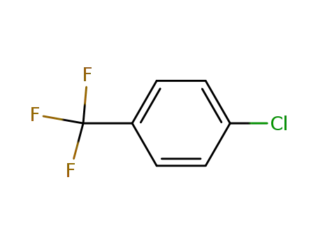 Molecular Structure of 98-56-6 (4-Chlorobenzotrifluoride)