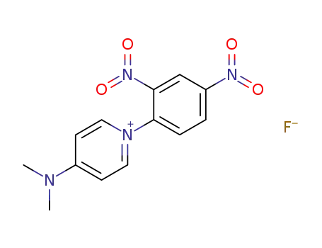 Molecular Structure of 111055-09-5 (Pyridinium, 4-(dimethylamino)-1-(2,4-dinitrophenyl)-, fluoride)