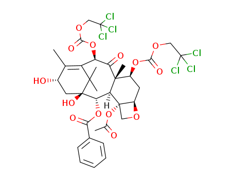 7,10-Bis-O-(2,2,2-trichloroethoxycarbonyl)-10-deacetylbaccatin III