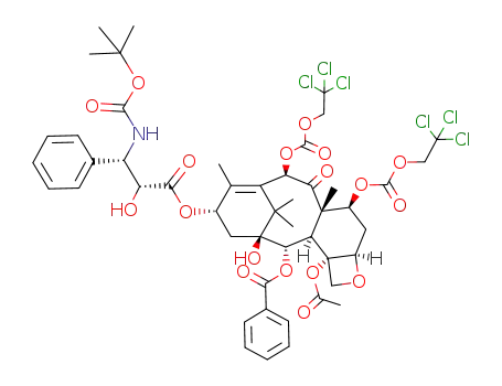 7,10-bis-O-(2,2,2-trichloroethoxycarbonyl)docetaxel