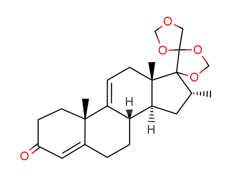 16α-methyl-17α,20;20,21-bismethylenedioxy-pregn-4,9(11)-diene-3-one