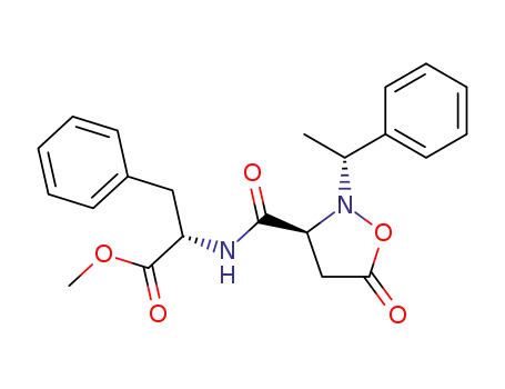 (S)-2-{[(S)-5-Oxo-2-((R)-1-phenyl-ethyl)-isoxazolidine-3-carbonyl]-amino}-3-phenyl-propionic acid methyl ester