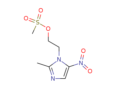 1H-Imidazole-1-ethanol,2-methyl-5-nitro-, 1-methanesulfonate