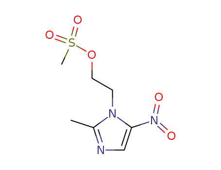 1H-Imidazole-1-ethanol,2-methyl-5-nitro-, 1-methanesulfonate