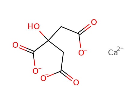 calcium-citrate(3-) complex