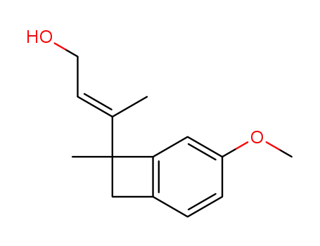 (E)-3-(4-Methoxy-7-methyl-bicyclo[4.2.0]octa-1(6),2,4-trien-7-yl)-but-2-en-1-ol